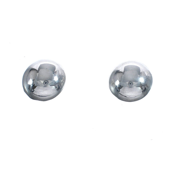Native American Navajo Authentic Sterling Silver Post Stud Earrings AX124330